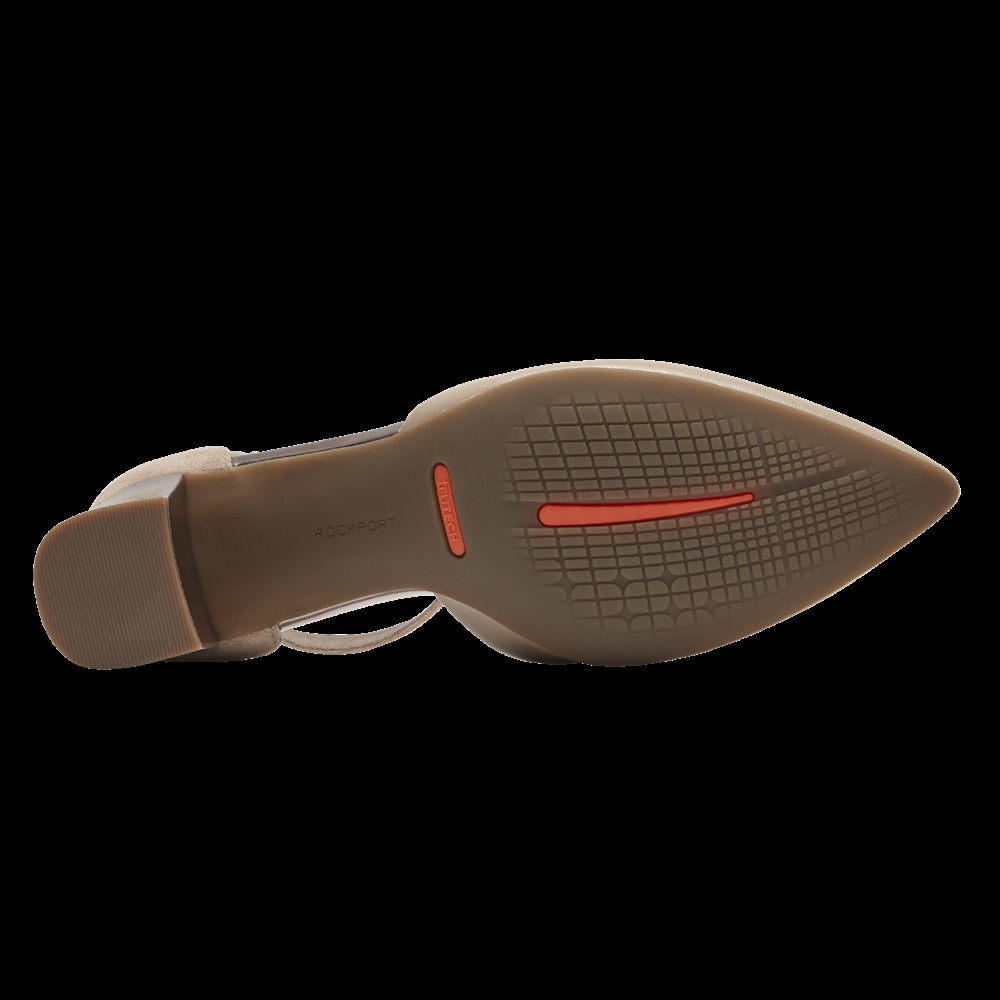 Rockport Hæler Sko Dame Grå - Total Motion Salima Ankle-Strap - VYCF64807